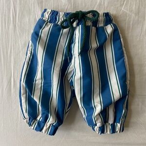 Fin & Vince Striped Puddle Joggers Fleece-Lined Size 12-18 Months